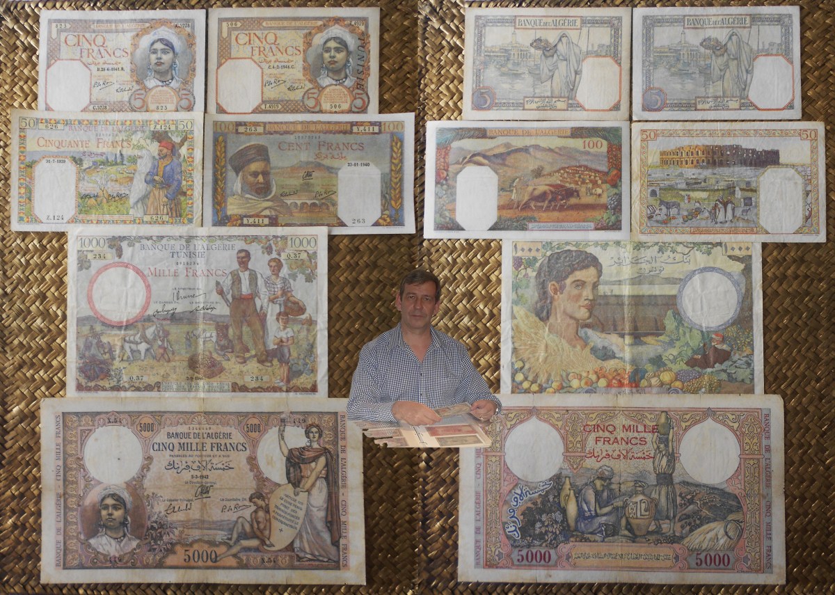 ARGELIA y TÚNEZ, artísticos FRANCOS coloniales de los años de la&nbsp;WWII