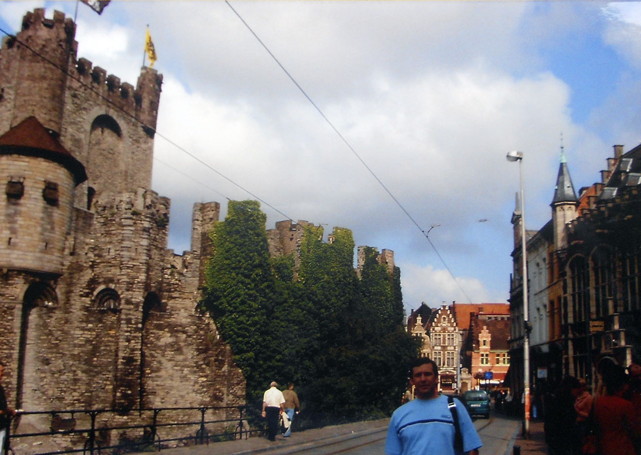 desde el Castillo de Gante -Belgica