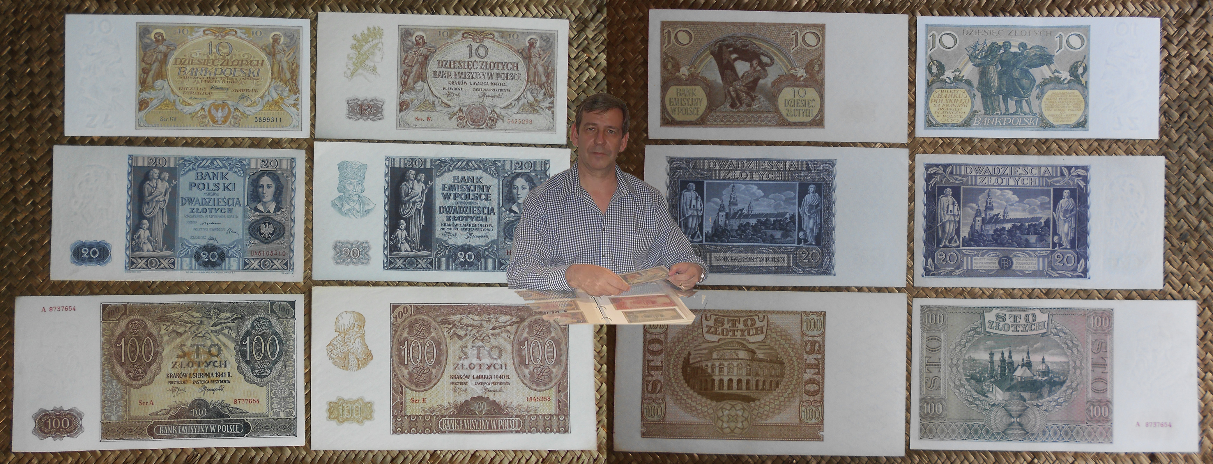 Polonia serie zlotych 1929-1941 anversos y reversos