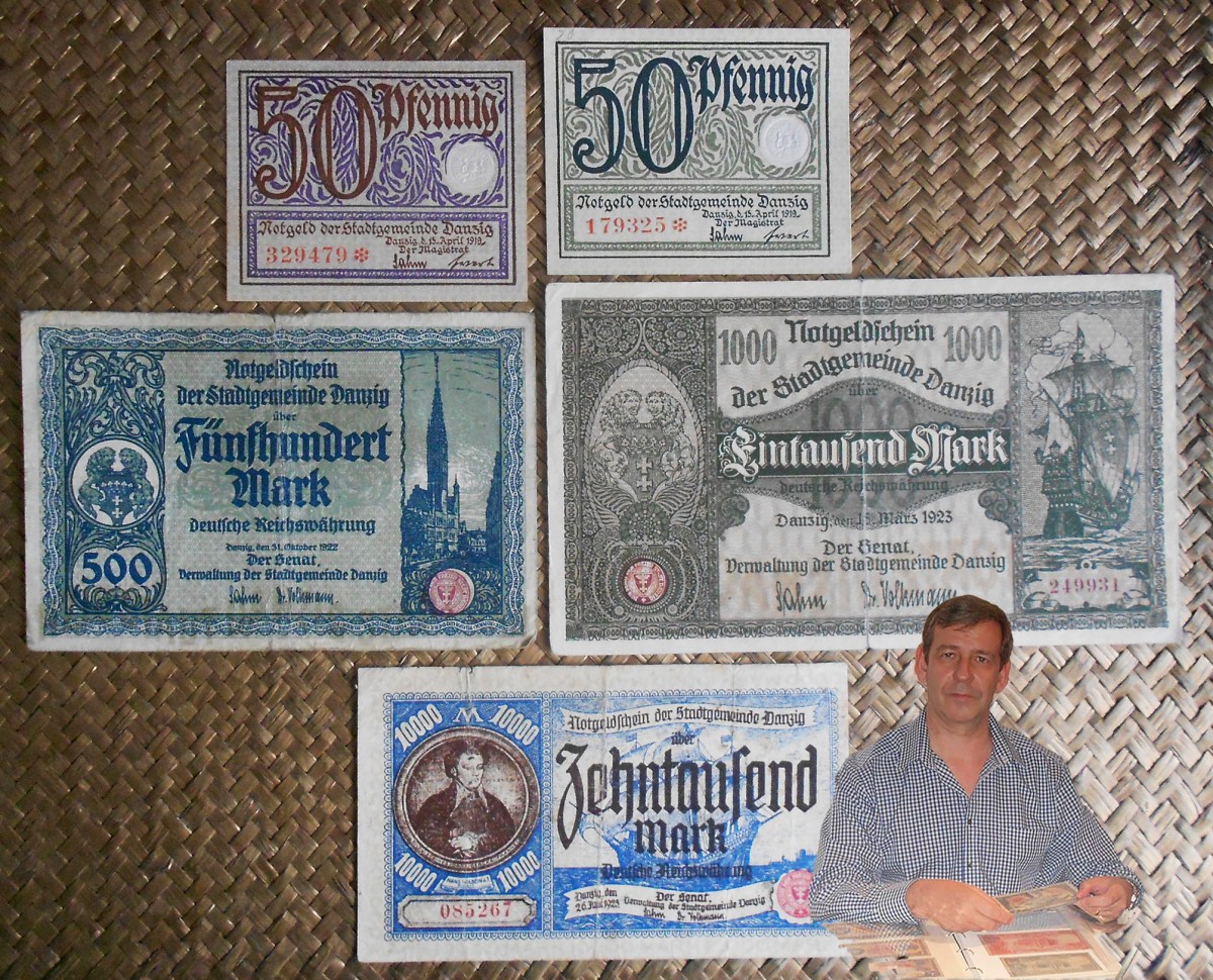 DANZIG, la Perla del Báltico y su billetario propio de los años ’20 del&nbsp;s.XX